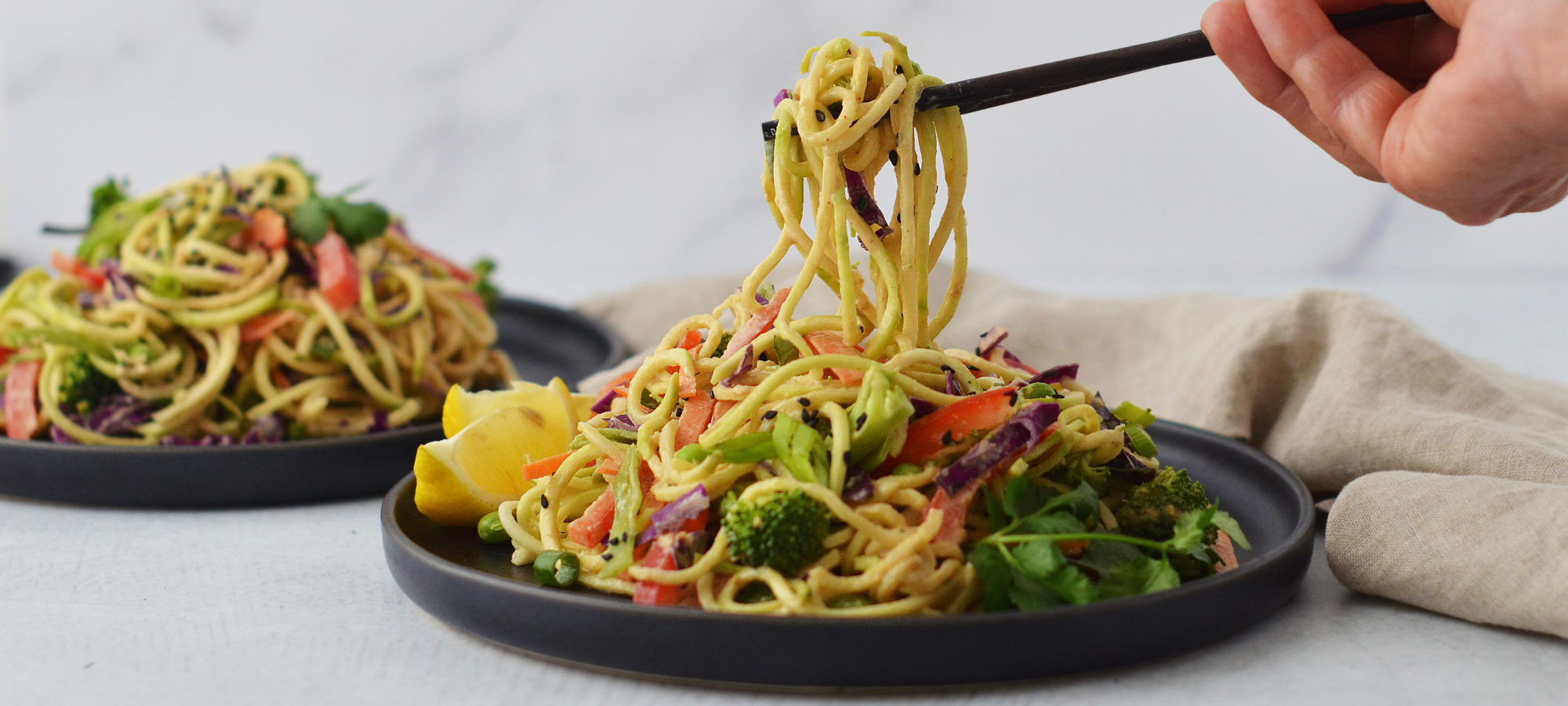 raw pad thai noodles