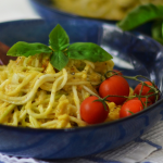 bowl of zucchini pasta