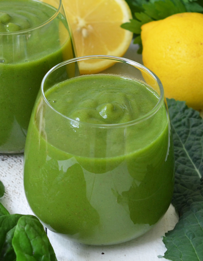 2 cups of spinach smoothie